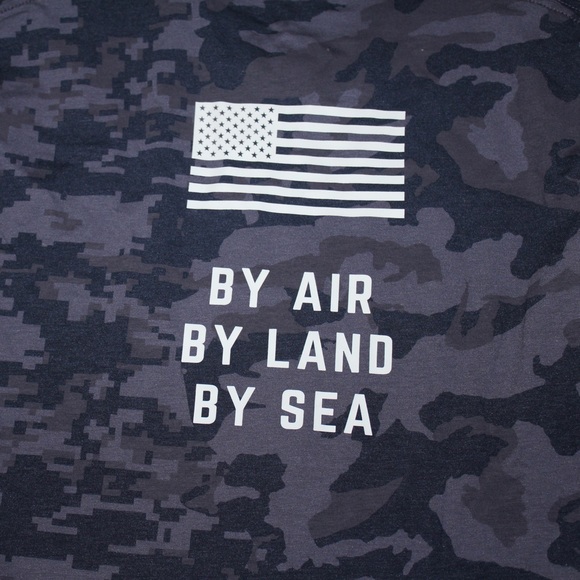 Men's Project Rock Veterans Day Show Camo T-Shirt - Picture 4 of 7